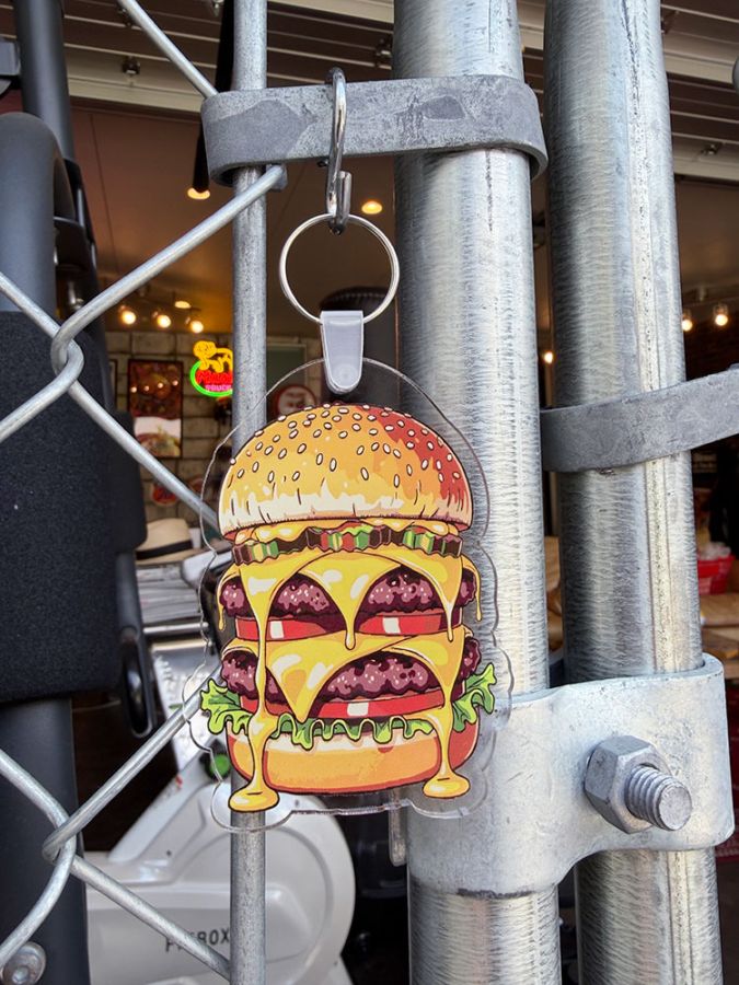 ハンバーガー アクリルキーホルダーの通販・販売 | アメリカ雑貨の
