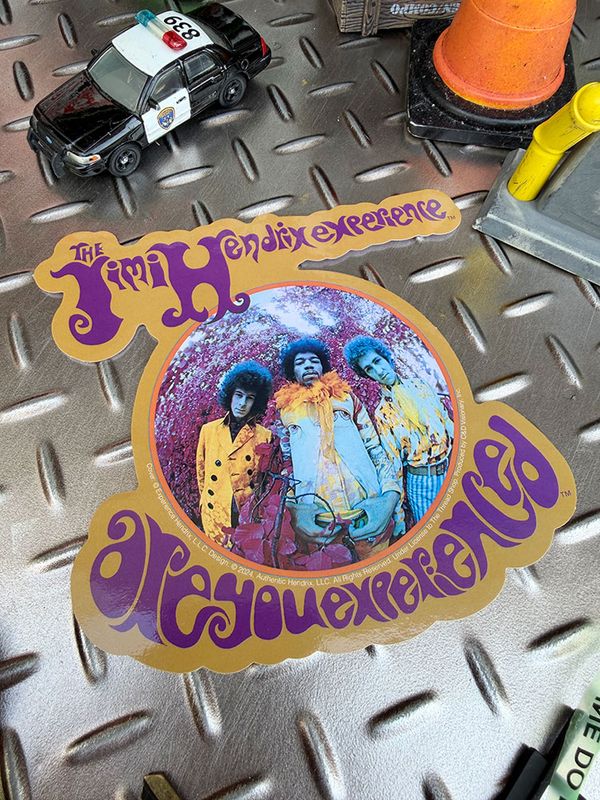 ジミ・ヘンドリックス オフィシャル ステッカー （Are You Experienced