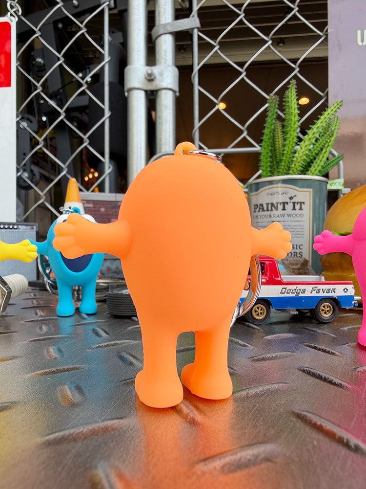 ミスターバブル PVC 3Dフィギュア キーホルダー （オレンジ） 単品の