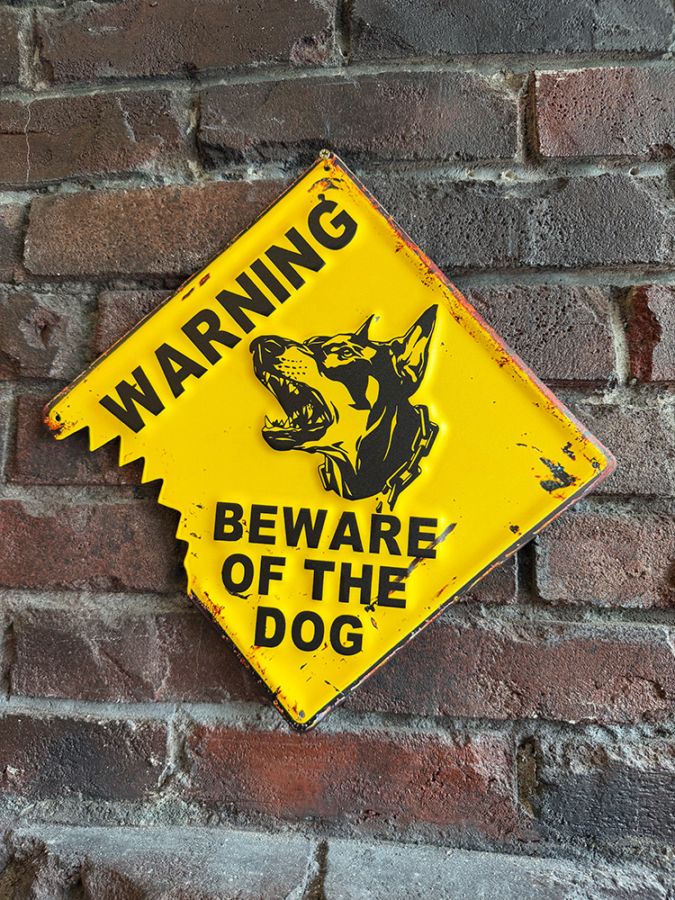 トラック通行注意 警告 道路標識 USA 看板 アメリカン 雑貨 ヴィンテージ 猛犬注意 警告看板 ブリキ看板 防犯の通販・販売 | アメリカ雑貨の