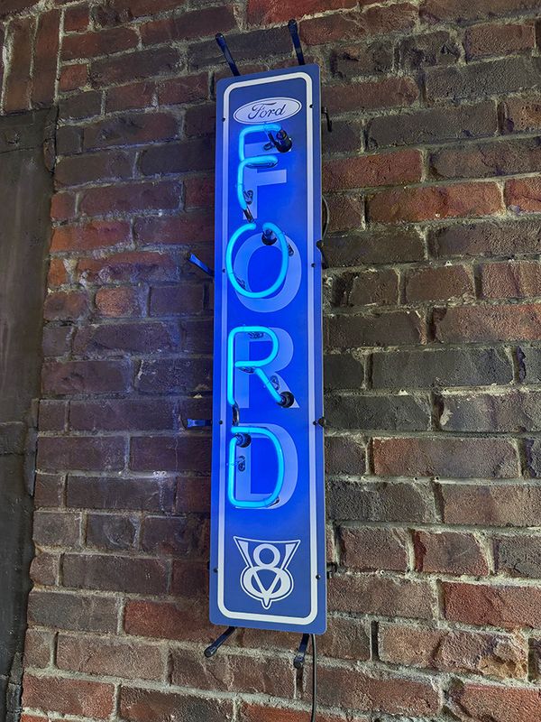 フォード V8ディーラー オフィシャルネオンサイン ネオン管の通販
