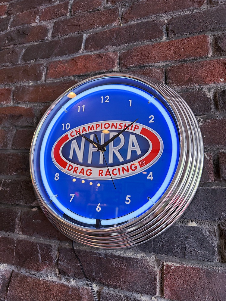 ガレージネオンクロック （NHRA）の通販・販売 | アメリカ雑貨のテーマ