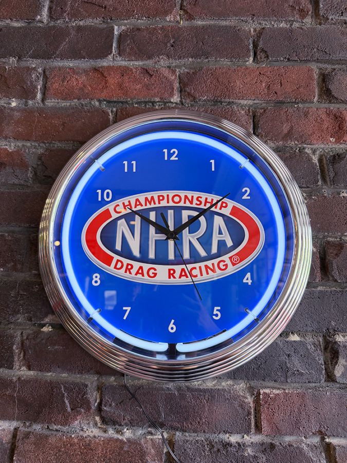 ガレージネオンクロック （NHRA）の通販・販売 | アメリカ雑貨のテーマ