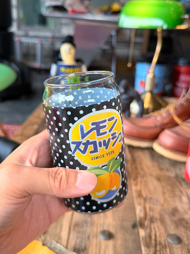 不二家 レモンスカッシュ 缶型グラス 360mlの通販・販売 | アメリカ