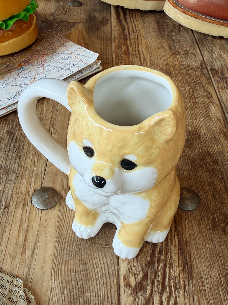 かわいい犬型マグカップ 柴犬 281ml 陶器の通販・販売 | アメリカ雑貨