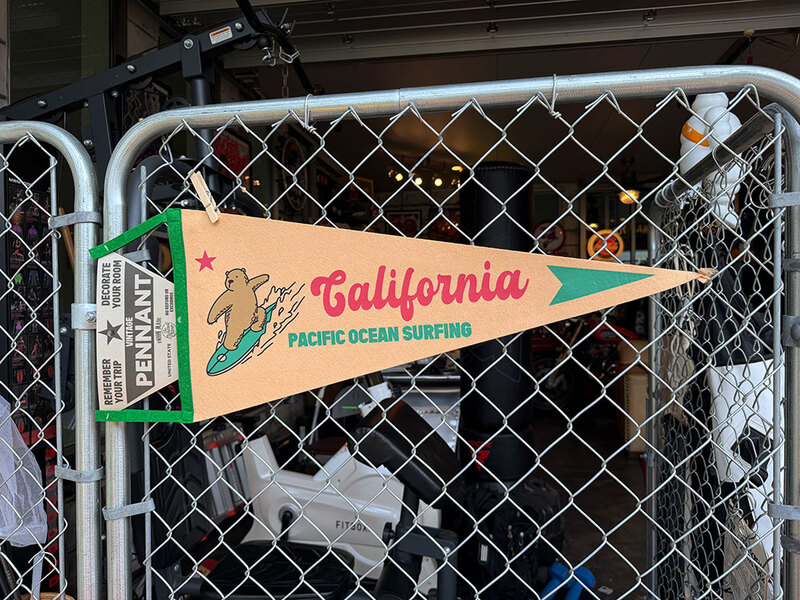 アメリカン ビンテージ ペナント 13点セット U.S. ヴィンテージスタイル ペナント （カリフォルニア）の通販・販売