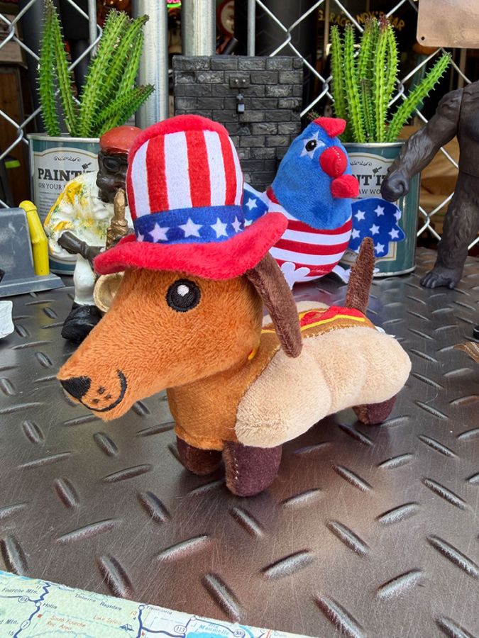 パトリオット ホットドック犬 ぬいぐるみの通販・販売 | アメリカ雑貨