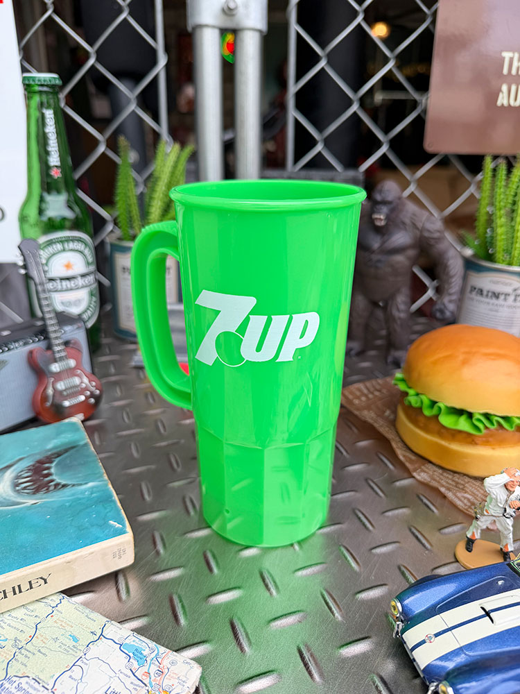 7UP 22オンス USA ソーダマグ 650ml （グリーン） MADE IN U.S.A.の