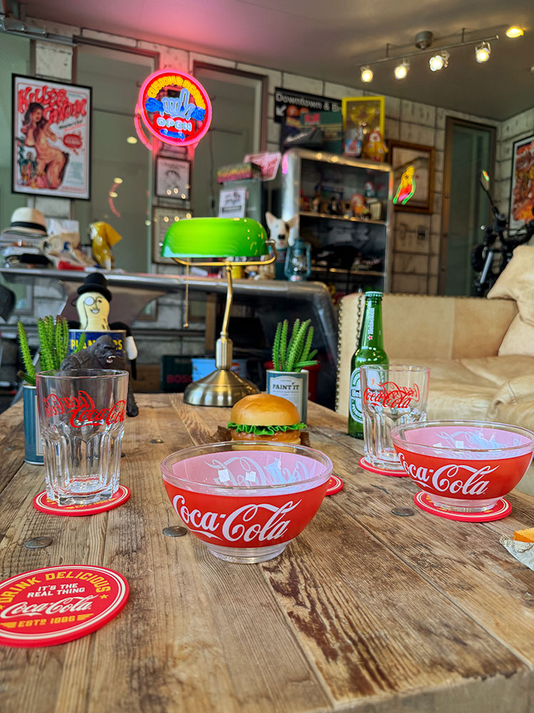 コカ・コーラ 持ち手付きボウル コカ・コーラ オフィシャル アイコングラスボウル ガラス製の通販
