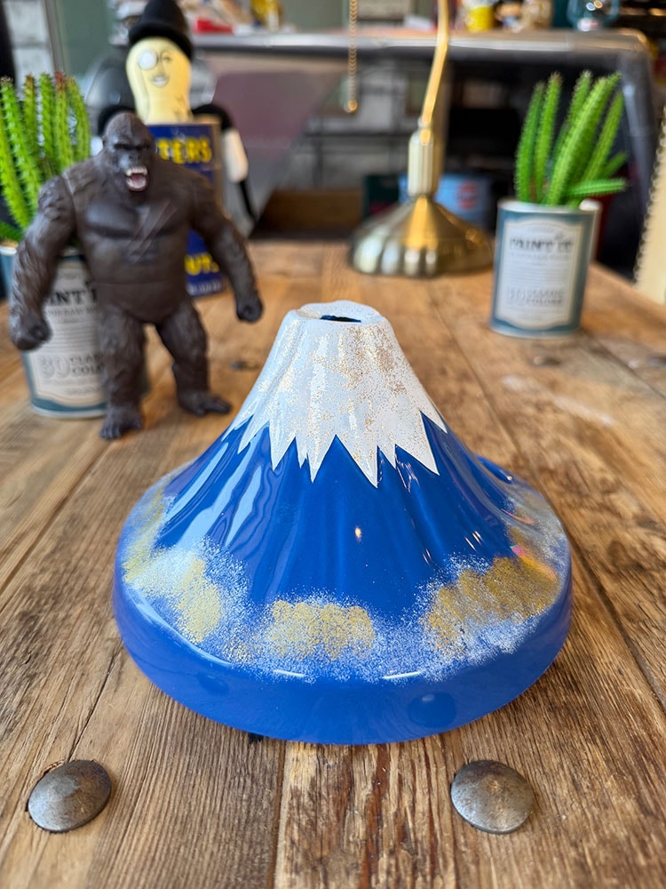 富士山 蚊遣り 瀬戸焼 陶器製 蚊取り線香置き 青富士の通販・販売