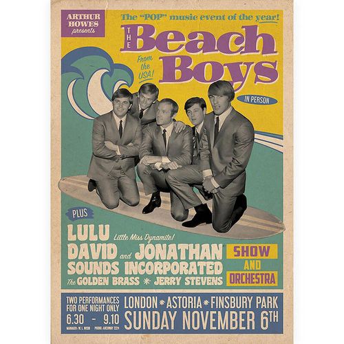 �ӡ����ܡ����������ե������ݥ���������Vintage Concert Poster�ˡ����ե졼�����°���ޤ��󡡸������å�
