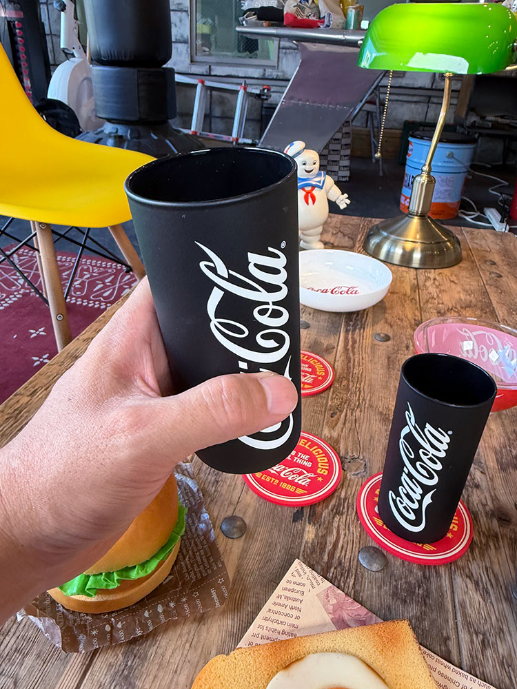 コカ・コーラ オフィシャル FIZZ スリムグラス 270ml ガラス製 （2個
