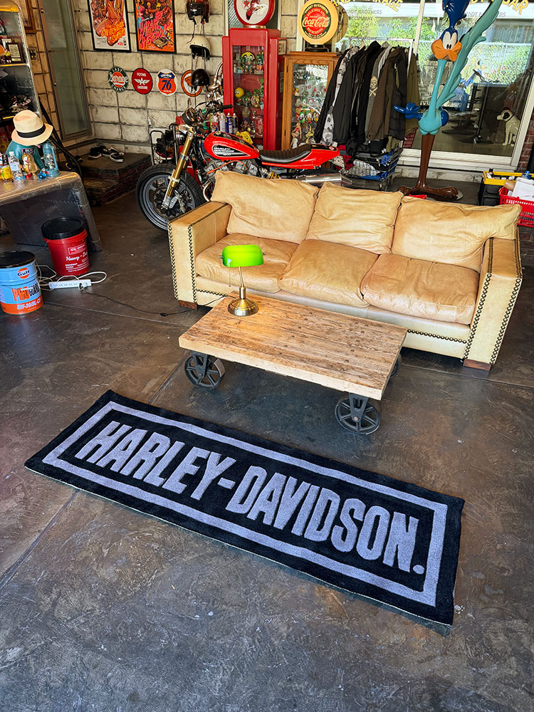 ハーレーダビッドソン オフィシャル ロング ランナーラグ 横180cm×縦