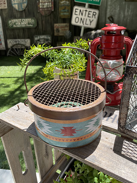 トライバル柄 蚊取り線香置き （トライバルブルー） 蚊遣り 蚊取り線香