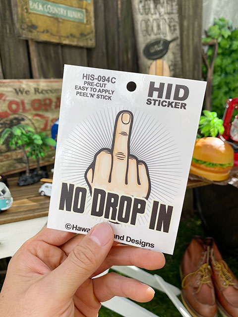 �����߶ػߡ����ƥå�����NO DROP IN