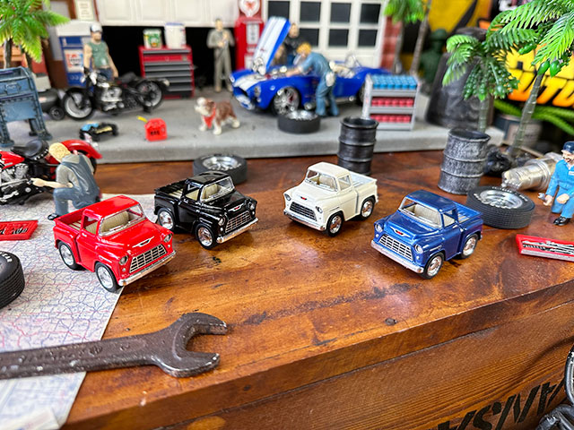 ファニーピックアップ ダイキャストミニカー （4台セット） 1955年