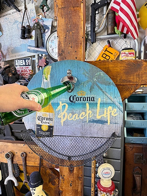 CORONAビール　タンク型　ディスプレイ CORONAビールタンク型ディスプレイ