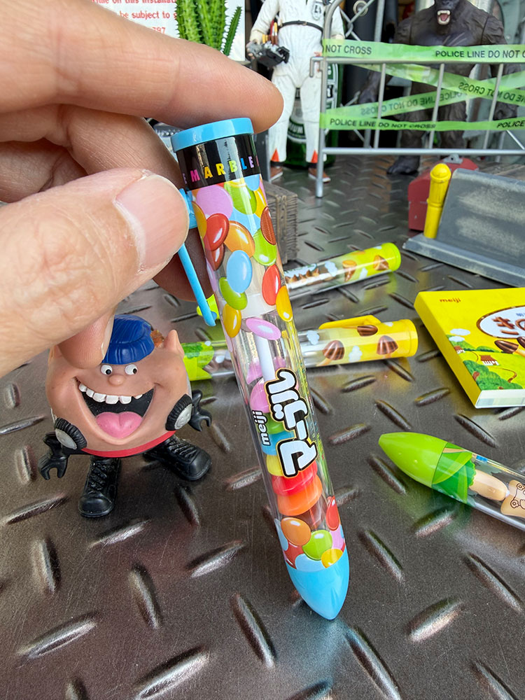 マーブルチョコ サクサクボールペン 0.7mm 黒インク ボールペンの通販