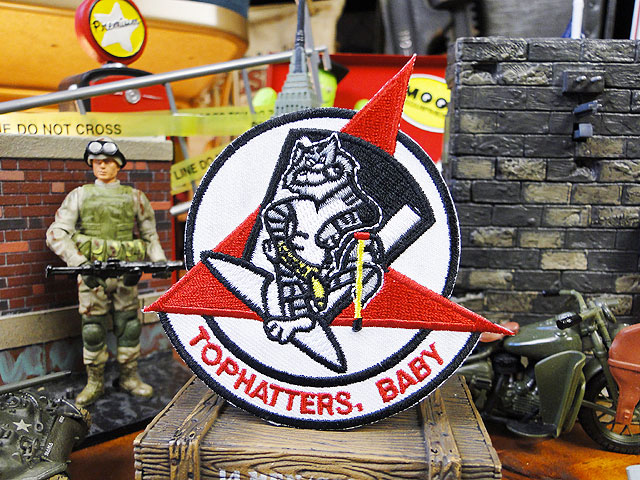 トムキャットのミリタリーワッペン トップハッターズ の通販 販売 アメリカ雑貨のテーマパーク キャンディタワー