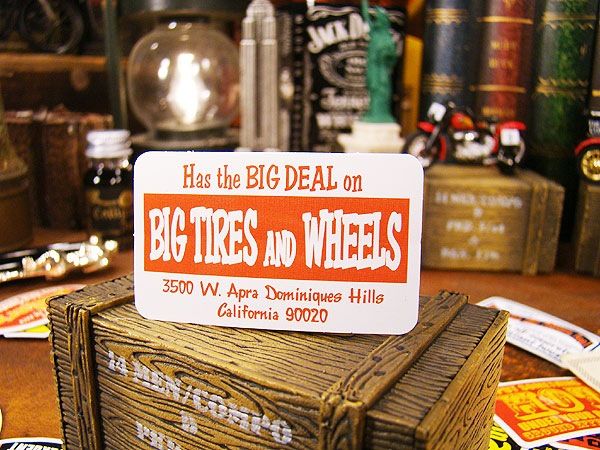 ����ꥫ�󡡥��ɥХ������󥰡����ƥå�����S����������No.43/BIG TIRES and WHEELS�� 