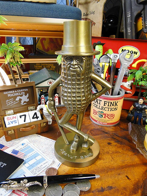 ミスターピーナッツ ヴィンテージコレクション コインバンク （ブラス