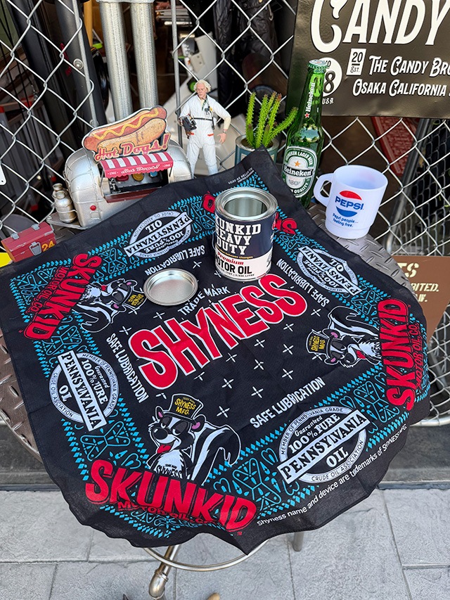 シャイネス オイル缶 ＆ バンダナの通販・販売 | アメリカ雑貨のテーマ
