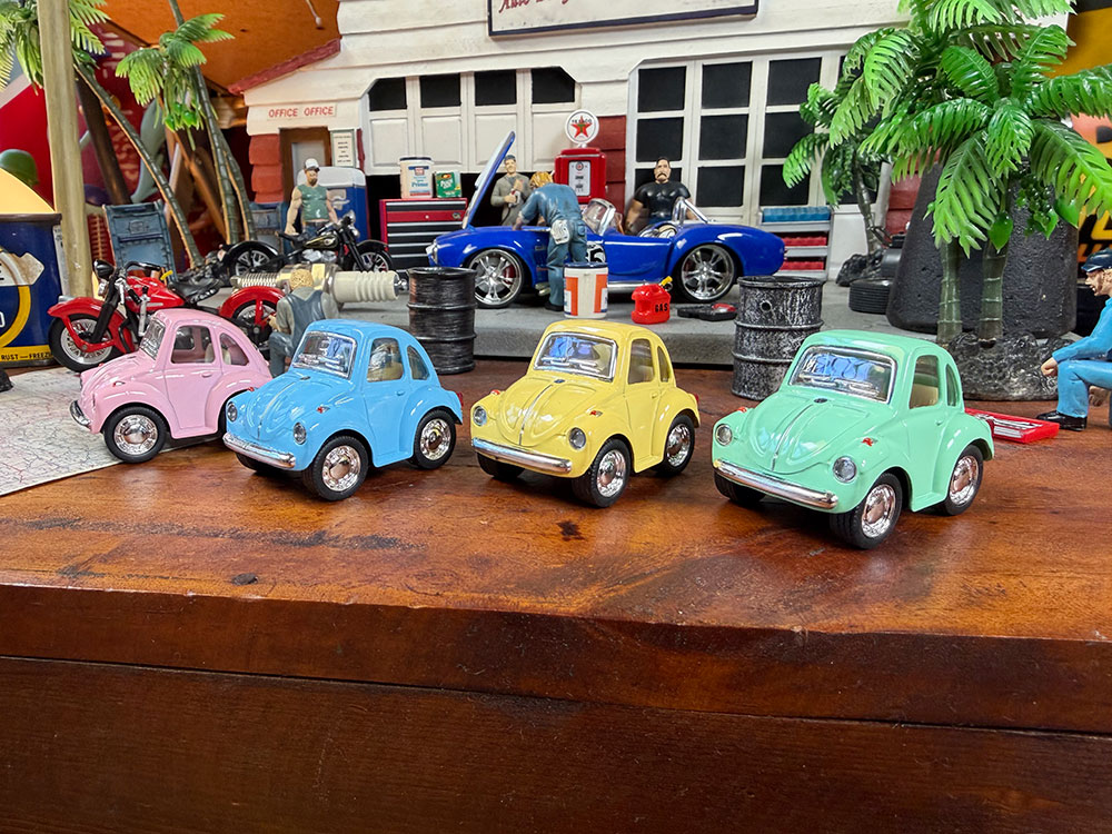 1967年 クラシックビートル ファニー プルバック ミニカー （4台セット