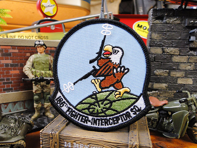 第186戦闘飛行隊インターセプター スコードロン ミリタリーワッペンの
