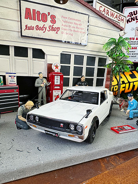 �ޥ����ȡ�1973ǯ���˥å��󡡥������饤��GT-R�������ꡡKPGC110���ʥۥ磻�ȡˡ��������㥹�ȥߥ˥�����1/24��������