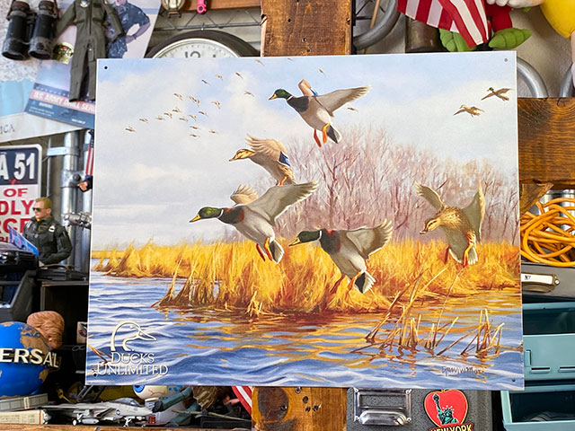 ダックス アンリミテッド ブリキ看板 （As Good As Home）の通販・販売