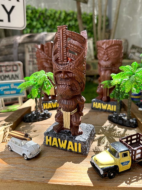 ハワイの神様 ヴィンテージティキ レジン製オブジェ （ピースティキ