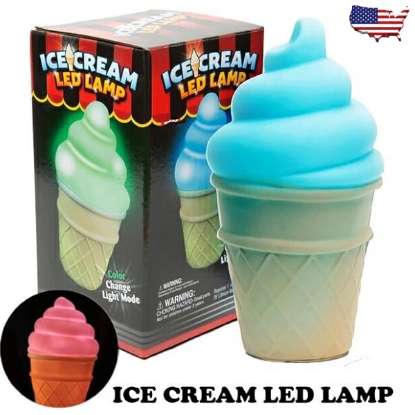 ソフトクリームライト ソフトクリーム カラーチェンジ LEDランプの通販・販売 | アメリカ雑貨