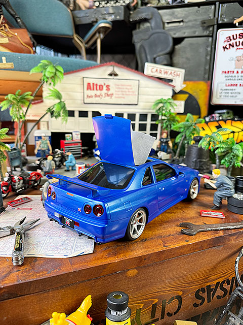 �������������饤��GT-R��BNR34�������åȥƥ��å��奱�������ʥ֥롼�ˡ����������饤���󥹥��å�