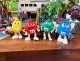 M&M's��PVC�ե����奢�������ۥ��������4�Υ��åȡ�