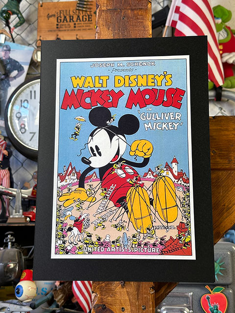 ミッキーマウス ポップアート フレーム付き ミッキーマウス
