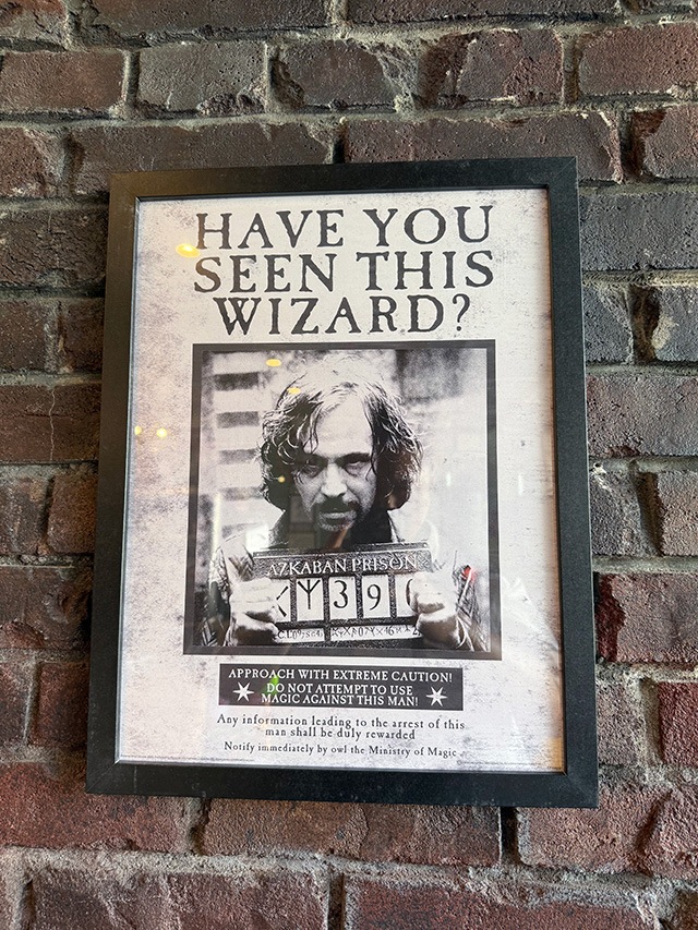 ハリーポッター　トレカ　プロップカード　シリウス・ブラック　指名手配ポスター ハリーポッター トレカ プロップカード シリウス・ブラック 指名手配