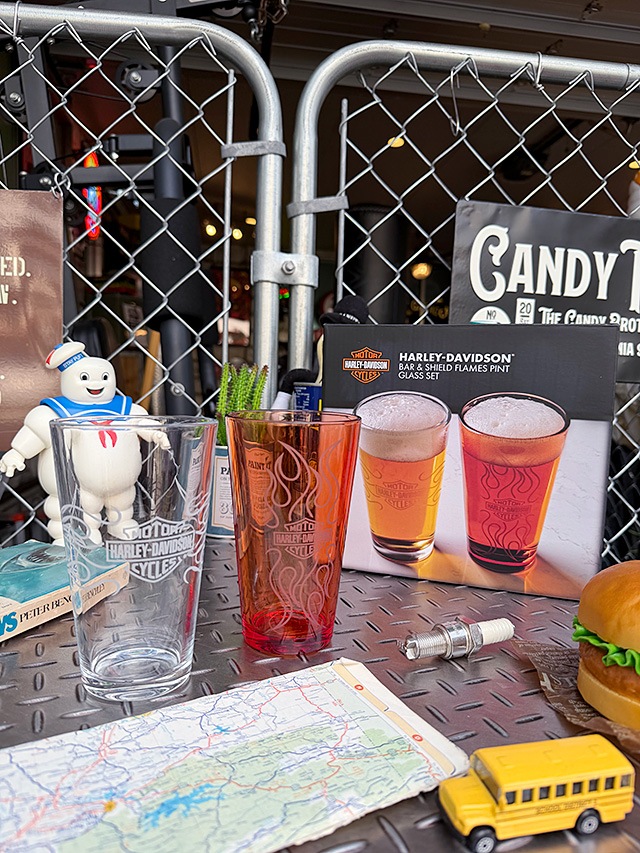 ハーレーダビッドソン バー＆シールド フレイムス パイント グラス