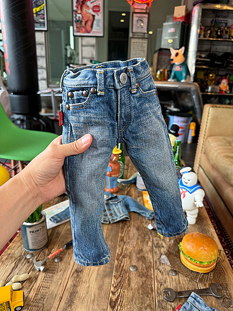 アライヤン ミニチュア ジーンズ 岡山産デニム MADE IN JAPANの通販