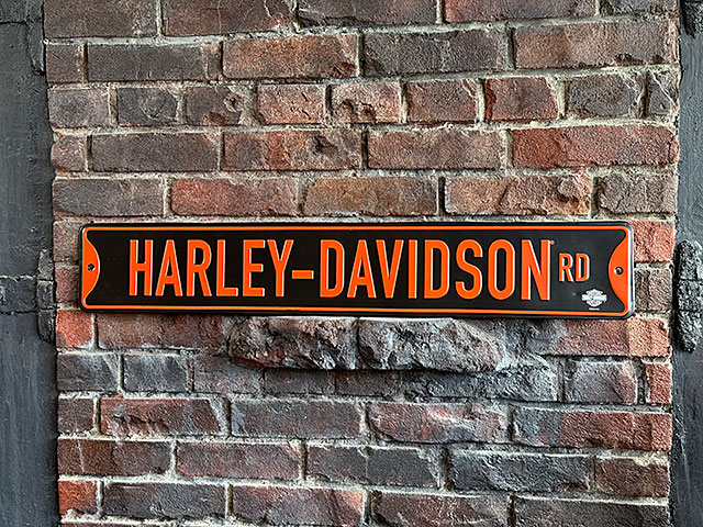 ハーレーダビッドソン オフィシャル ストリートサイン （HARLEY