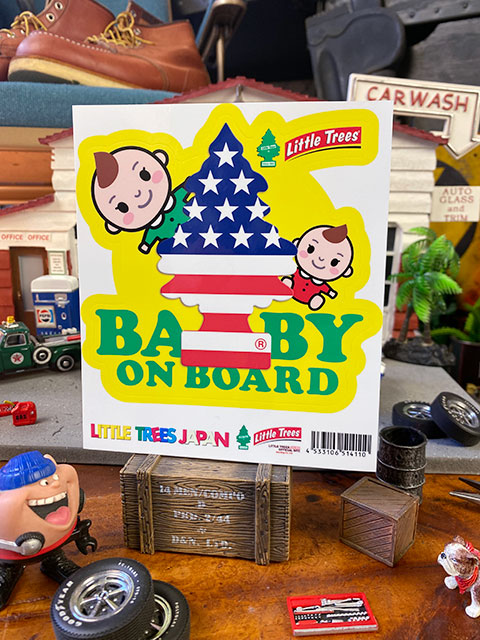 赤ちゃん乗ってます のリトルツリーステッカー スターズ ストライプス の通販 販売 アメリカ雑貨のテーマパーク キャンディタワー