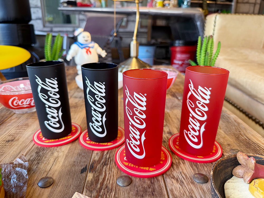コカ・コーラ オフィシャル FIZZ スリムグラス 270ml ガラス製 （4個