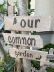 ��OUR COMMON GARDEN�ס����å����������ǥ󥵥���ܡ��� L