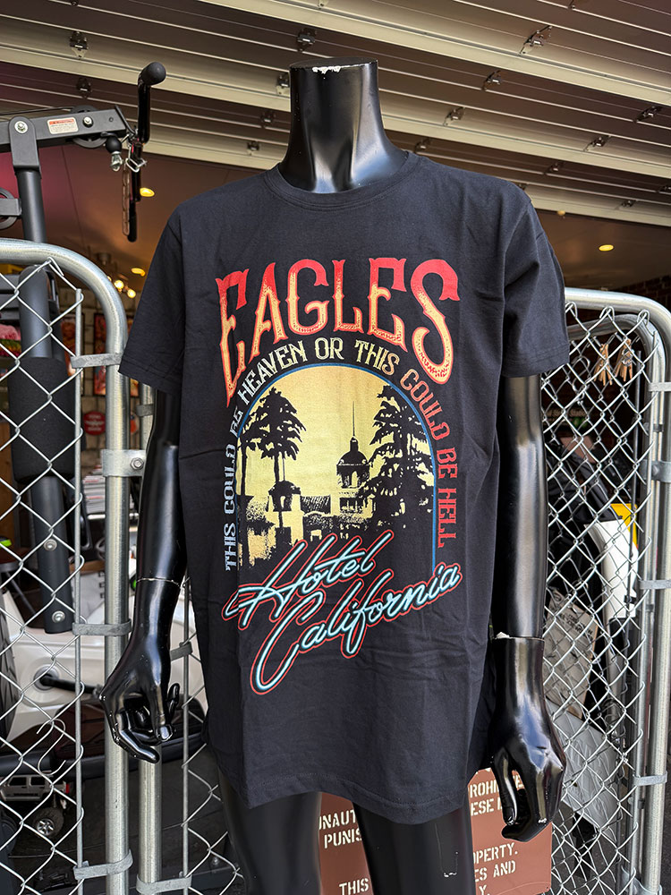 イーグルス ホテルカリフォルニア オフィシャル Tシャツ 公式グッズの