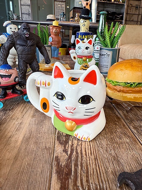 開運紹福 招き猫 マグカップ 商売繁盛 千客万来の通販・販売