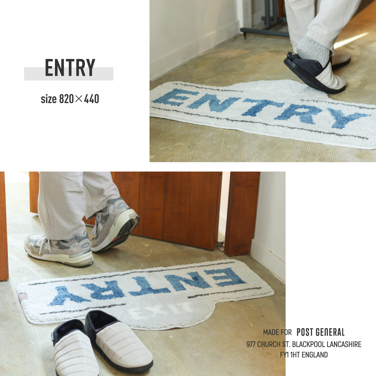 �ݥ��ȥ����ͥ�롡���եƥ�������ߥʥ��ޥåȡ���ENTRY & EXIT�ˡ��ե����ޥåȡ�82cm