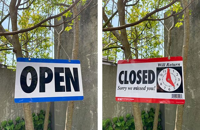 アメリカンカントリー雑貨　オープンクローズ　サイン　看板 オープンクローズ看板 m40 OPEN CLOSED 両面サインボード サイン