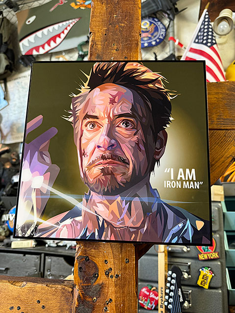 トニー・スターク アイアンマン ポップアートフレーム （I AM IRON MAN