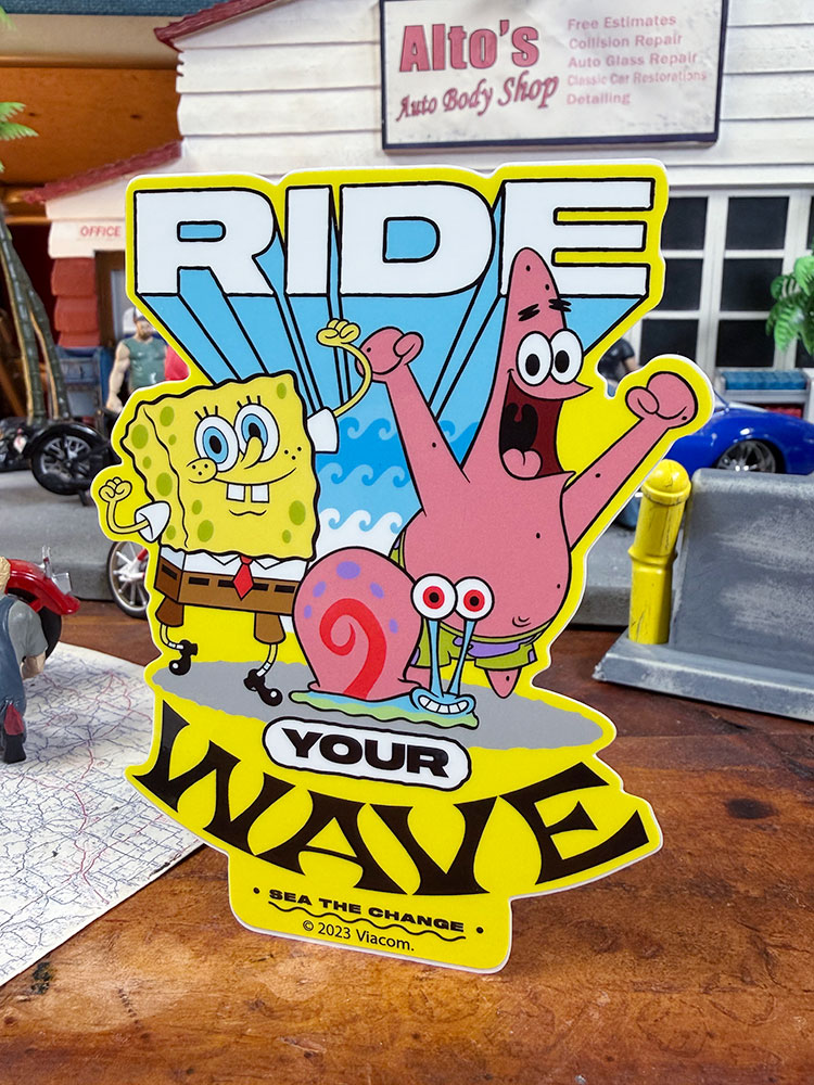 スポンジボブ キャラクターステッカー （RIDE YOUR WAVE）の通販・販売