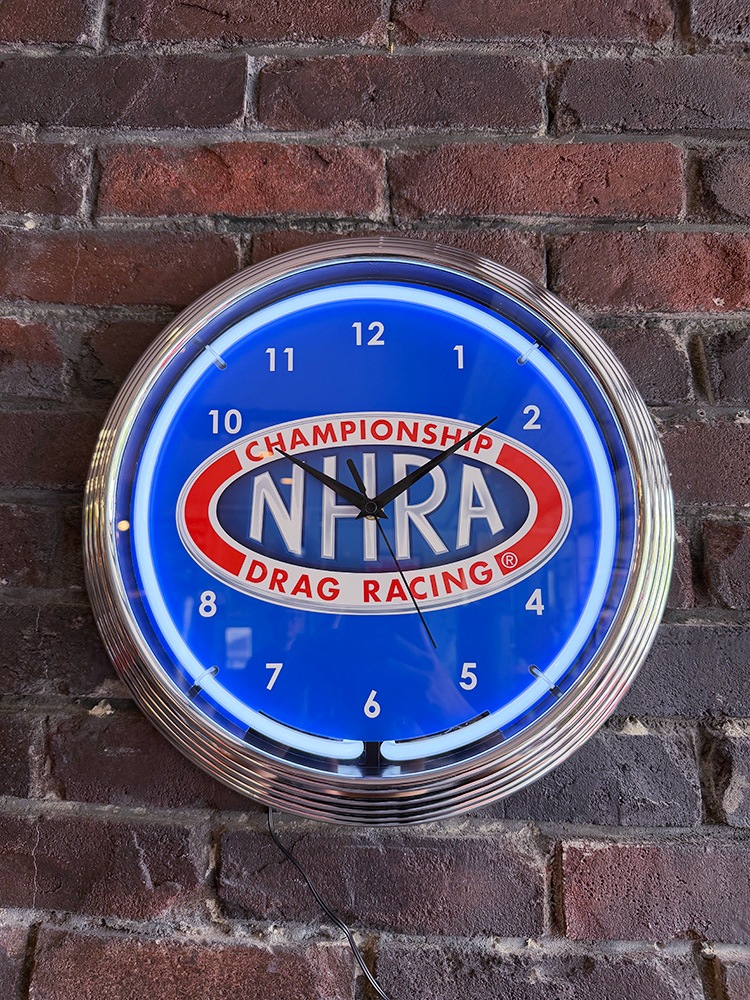 ガレージネオンクロック （NHRA）の通販・販売 | アメリカ雑貨のテーマ