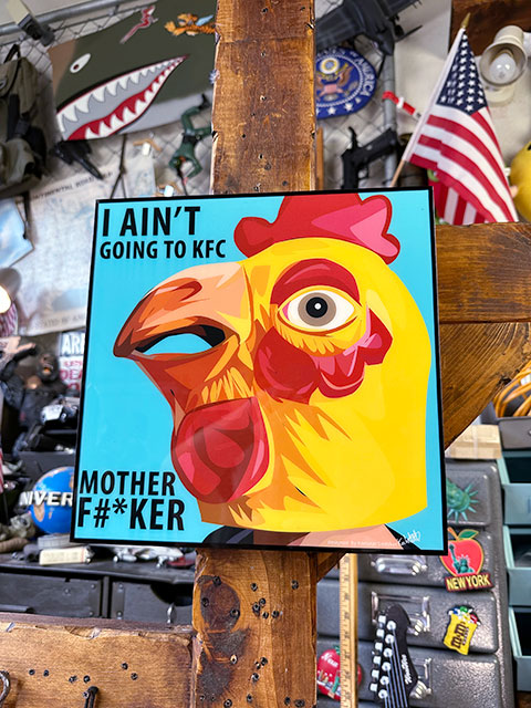 �ե��å������󡡥ݥåץ����ȥե졼�ࡡI AIN'T GOING TO KFC